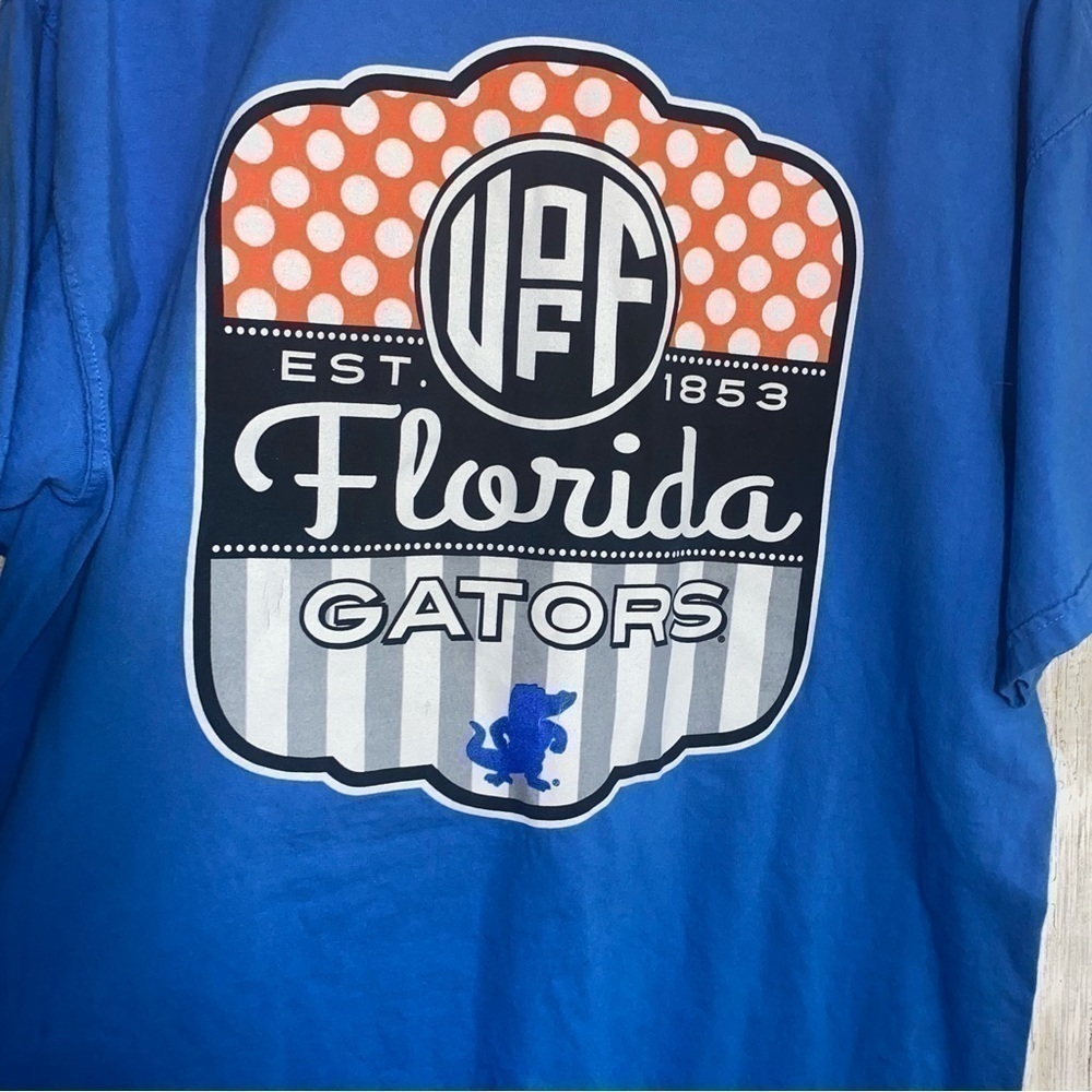 Florida Gators Blue Pocket Tee Women’s Large NCAA Football Shirt - Picture 4 of 5